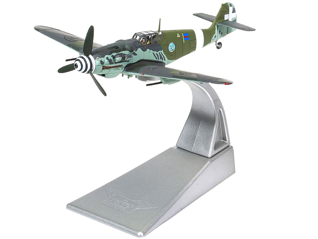 Messerschmitt Me109G-6 (Trop) Fighter Aircraft 'Maggiore Antonio Vizzotto 150 Gruppo Gigi Tre Osei Regia Aeronautica Sicily' (July 1943) 'The Aviation Archive' Series 1/72 Diecast Model by Corgi