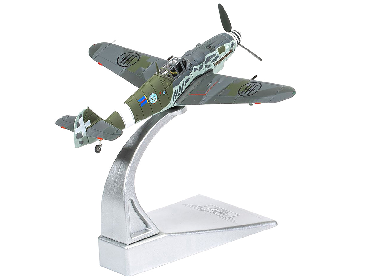 Messerschmitt Me109G-6 (Trop) Fighter Aircraft 'Maggiore Antonio Vizzotto 150 Gruppo Gigi Tre Osei Regia Aeronautica Sicily' (July 1943) 'The Aviation Archive' Series 1/72 Diecast Model by Corgi