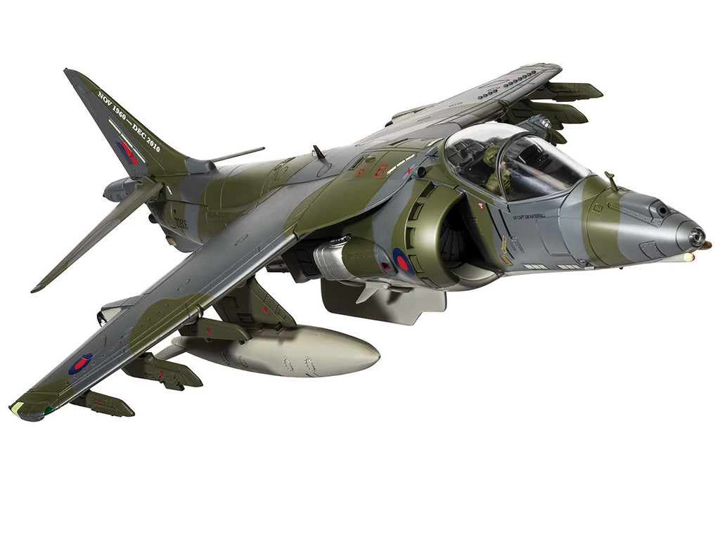 British Aerospace Harrier GR9A Aircraft 'ZG506/P77 Ninja 1 RAF Cottesmore Final Flight Retirement Scheme' (2010) Royal Air Force 'The Aviation Archive' Series 1/48 Diecast Model by Corgi
