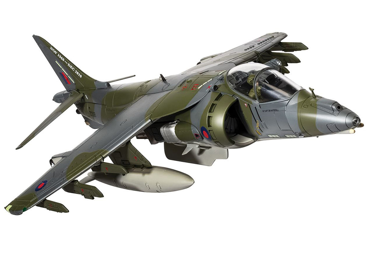 British Aerospace Harrier GR9A Aircraft 'ZG506/P77 Ninja 1 RAF Cottesmore Final Flight Retirement Scheme' (2010) Royal Air Force 'The Aviation Archive' Series 1/48 Diecast Model by Corgi