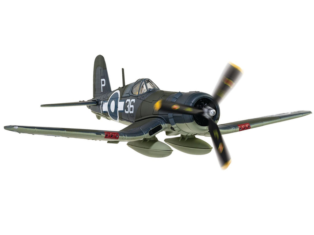 Vought Corsair Mk. II Fighter Aircraft 'JT537 1836 Naval Air Squadron HMS Victorious Battle of Okinawa' (1945) British Royal Navy Fleet Air Arm 'The Aviation Archive' Series 1/72 Diecast Model by Corgi
