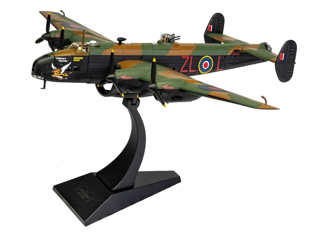 Handley Page Halifax MkV Bomber Aircraft 'DK186 London’s Revenge - L for Lana No. 427 Squadron RAF Leeming' (1943) Royal Canadian Air Force 'The Aviation Archive' Series 1/72 Diecast Model by Corgi