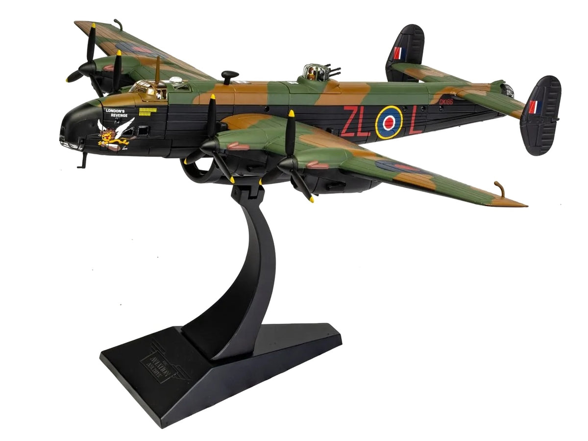 Handley Page Halifax MkV Bomber Aircraft 'DK186 London’s Revenge - L for Lana No. 427 Squadron RAF Leeming' (1943) Royal Canadian Air Force 'The Aviation Archive' Series 1/72 Diecast Model by Corgi