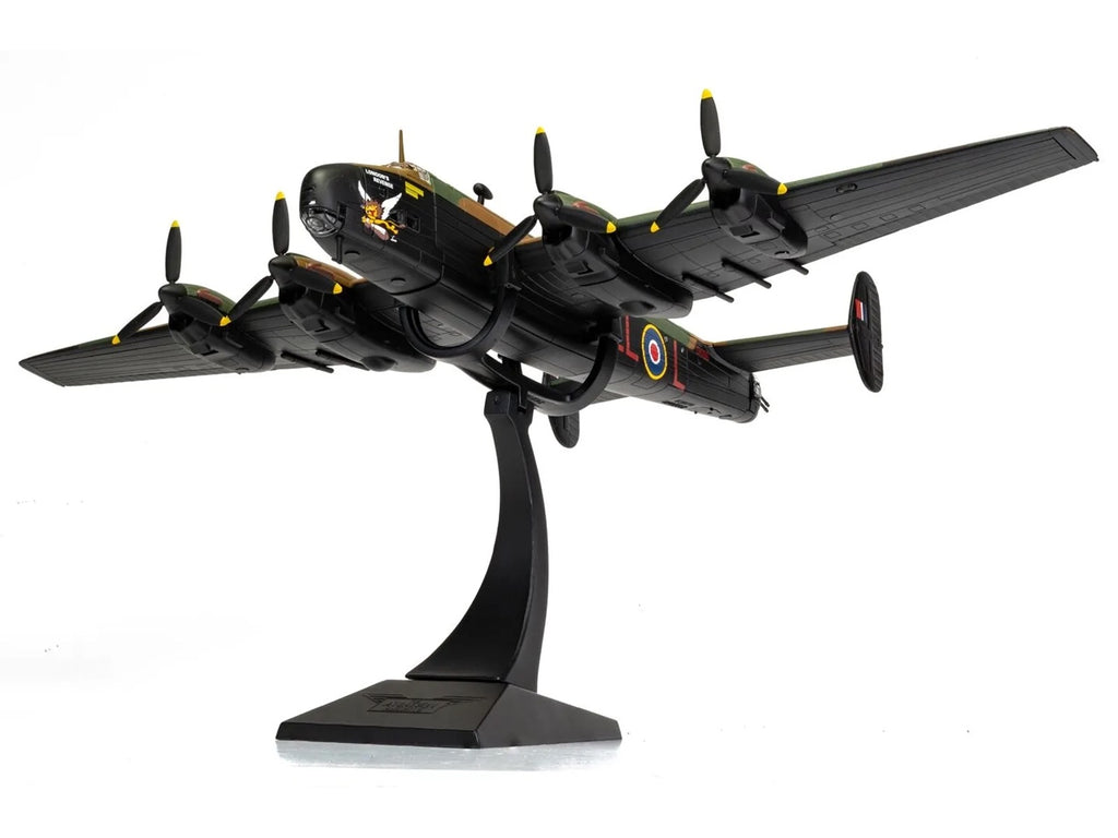 Handley Page Halifax MkV Bomber Aircraft 'DK186 London’s Revenge - L for Lana No. 427 Squadron RAF Leeming' (1943) Royal Canadian Air Force 'The Aviation Archive' Series 1/72 Diecast Model by Corgi