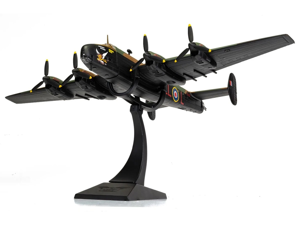 Handley Page Halifax MkV Bomber Aircraft 'DK186 London’s Revenge - L for Lana No. 427 Squadron RAF Leeming' (1943) Royal Canadian Air Force 'The Aviation Archive' Series 1/72 Diecast Model by Corgi