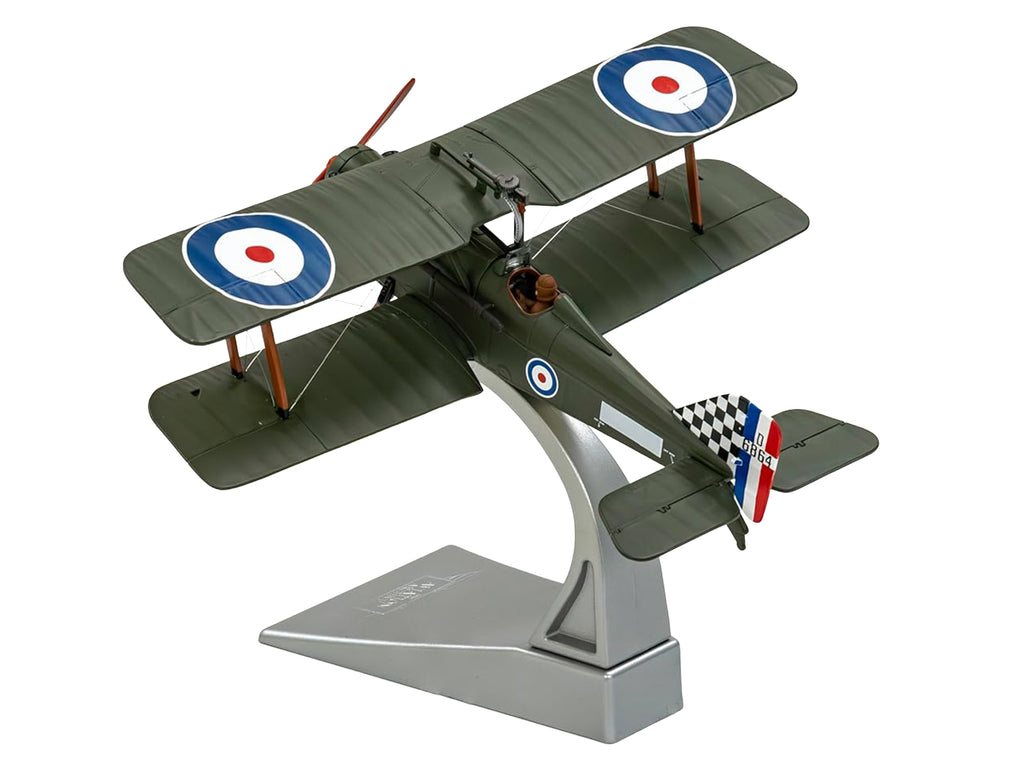 Royal Aircraft Factory SE5a Biplane Aircraft 'D6864 Major Keith Logan Caldwell No. 74 Squadron Clairmarais South Aerodrome' (1918) Royal Air Force 'The Aviation Archive' Series 1/48 Diecast Model by Corgi