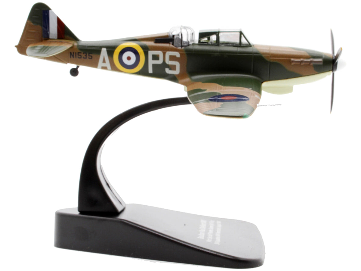 Boulton Paul Defiant MK I Fighter Plane Pilot: Sqn Ldr P Hunter Gunner Sgt F King 264 Squadron RAF Hornchurch (August 1940) 'Oxford Aviation' Series 1/72 Diecast Model Airplane by Oxford Diecast