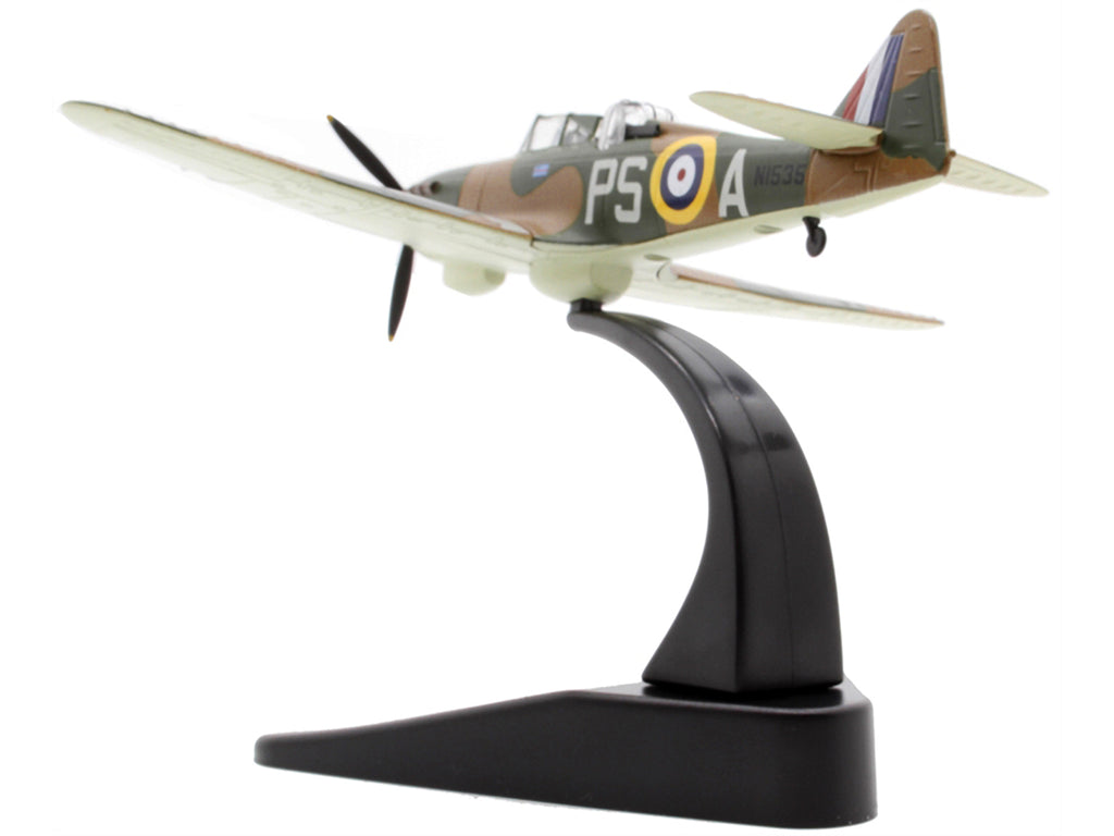 Boulton Paul Defiant MK I Fighter Plane Pilot: Sqn Ldr P Hunter Gunner Sgt F King 264 Squadron RAF Hornchurch (August 1940) 'Oxford Aviation' Series 1/72 Diecast Model Airplane by Oxford Diecast