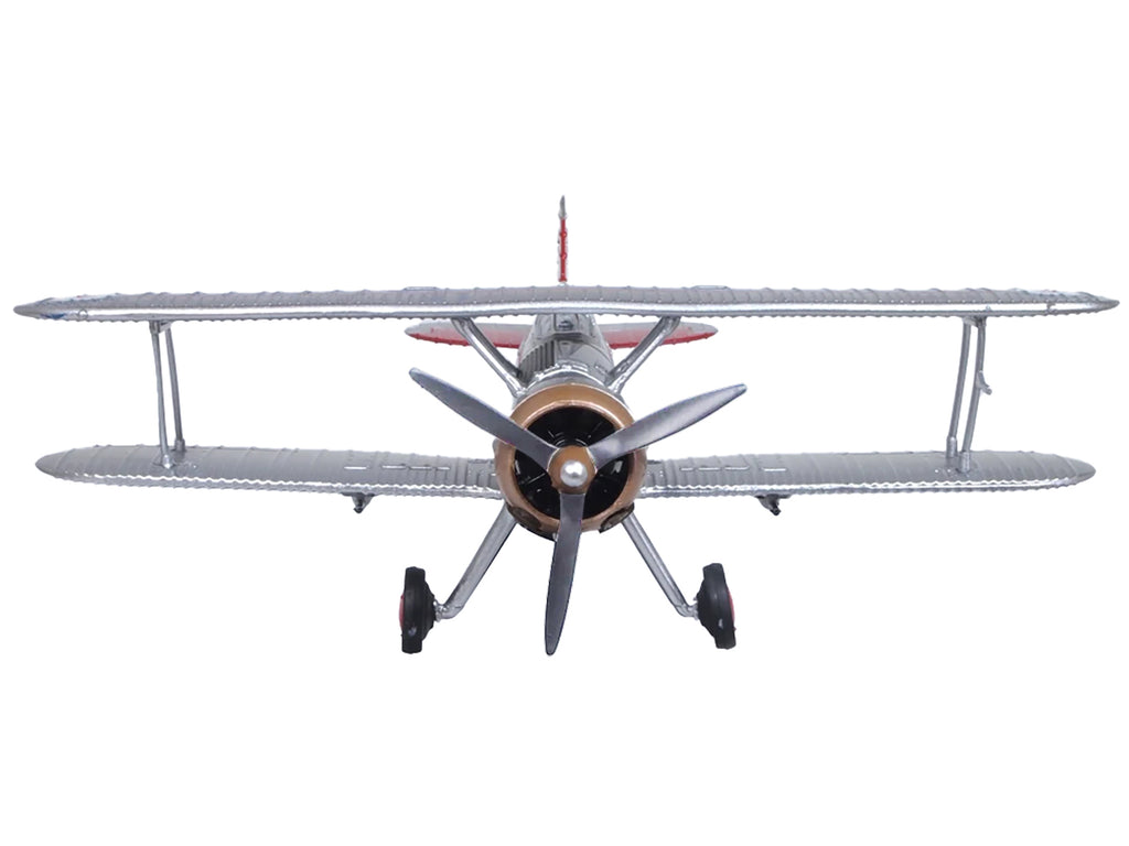 Gloster Gladiator Fighter Aircraft 'No. 72 Squadron Church Fenton' (1937) British Royal Air Force 'Oxford Aviation' Series 1/72 Diecast Model Airplane by Oxford Diecast