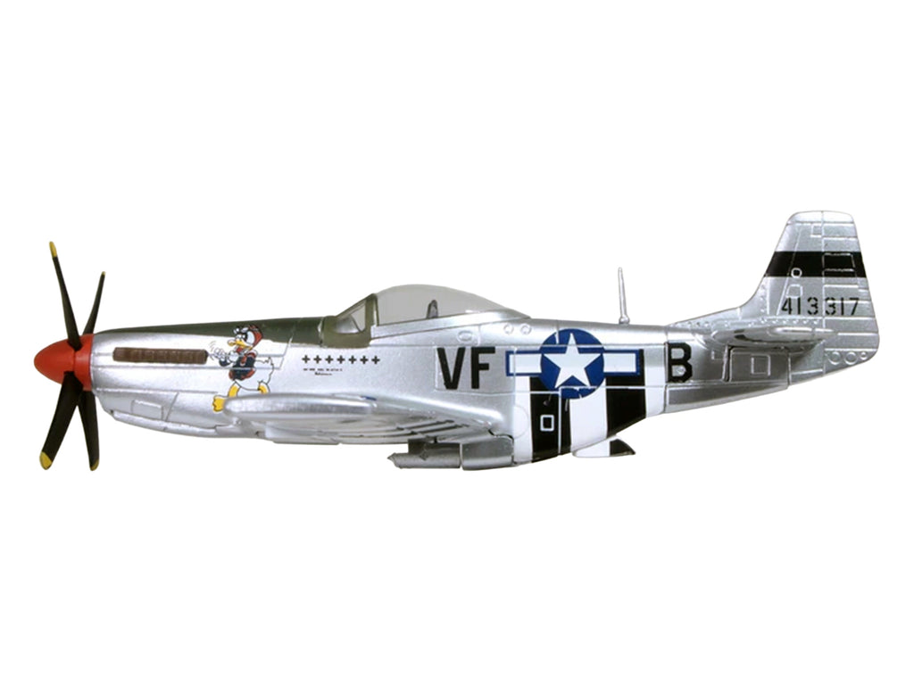 North American P-51D Mustang Fighter Aircraft 'Captain Donald Emerson 336th Fighter Squadron 4th Fighter Group 8th AF Debden England' (1944) United States Army Air Forces 'Oxford Aviation' Series 1/72 Diecast Model Airplane by Oxford Diecast