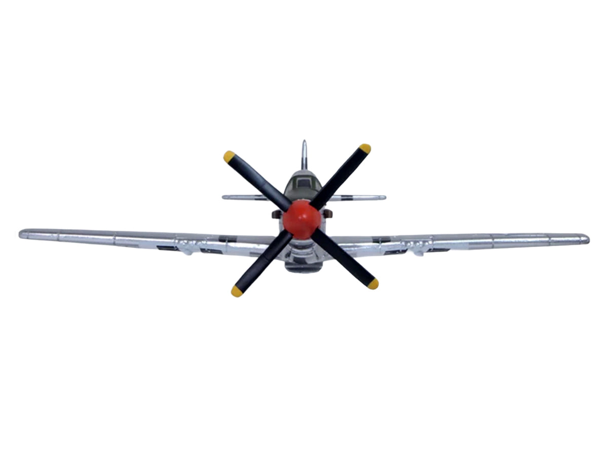 North American P-51D Mustang Fighter Aircraft 'Captain Donald Emerson 336th Fighter Squadron 4th Fighter Group 8th AF Debden England' (1944) United States Army Air Forces 'Oxford Aviation' Series 1/72 Diecast Model Airplane by Oxford Diecast