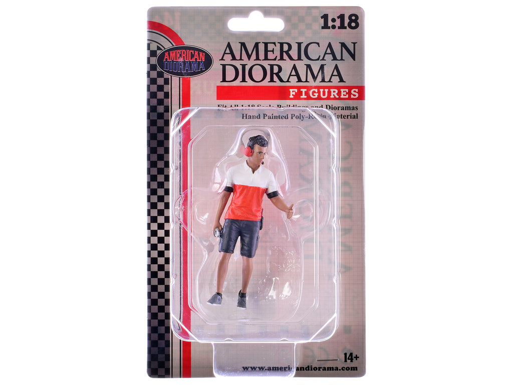'Race Crew' Figure #2 for 1/18 scale models by American Diorama