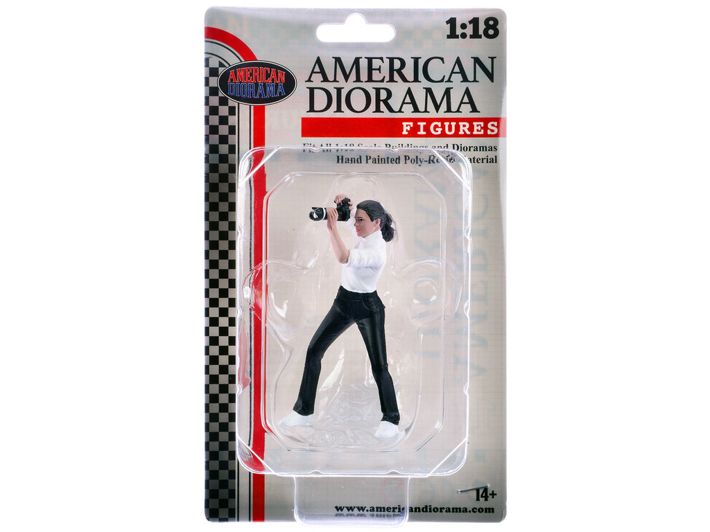'Photographers' Figure #2 for 1/18 Scale Models by American Diorama