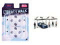 'Liberty Walk' Canopy 2 Piece Set White Limited Edition for 1/64 Scale Models by American Diorama