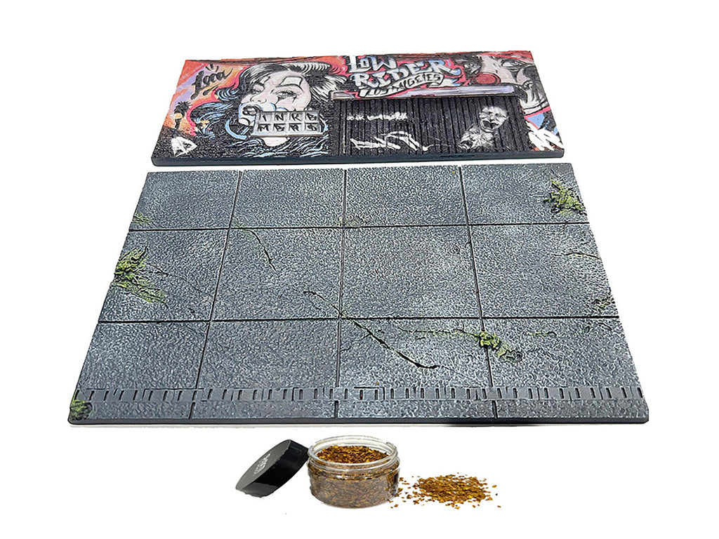 'American Diorama X INK BMBRS - LA Lowrider' Street Art Diorama for 1/64 Scale Models by American Diorama