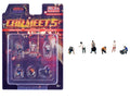'Car Meet 5' 6 piece Diecast Figure Set Limited Edition for 1/64 Scale Models by American Diorama