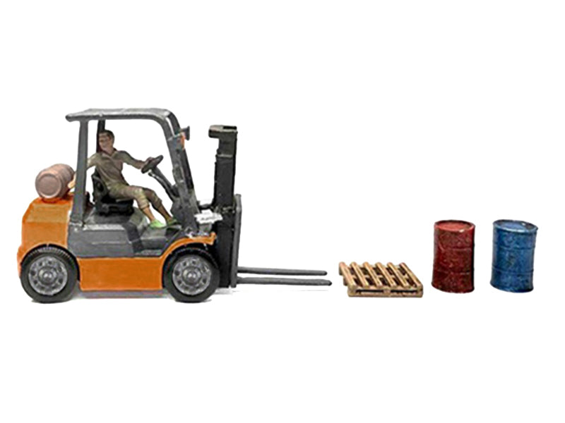 'Heavy Lifters 2' 4 piece Diecast Set Limited Edition for 1/64 Scale Models by American Diorama
