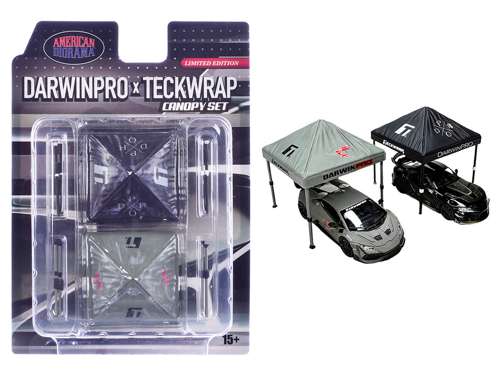 'DarwinPro x Teckwrap' Canopy 2 Piece Set Limited Edition for 1/64 Scale Models by American Diorama