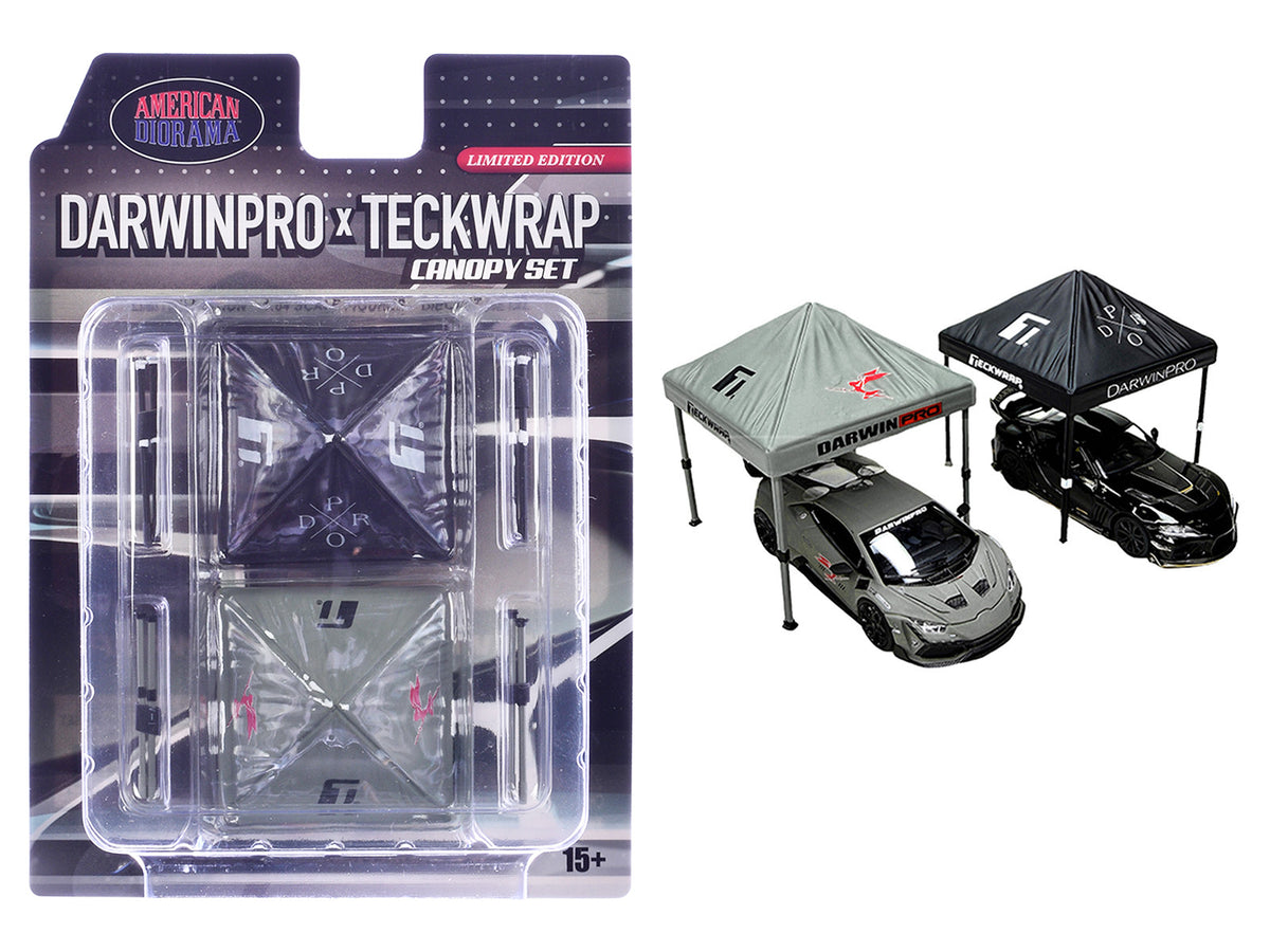 'DarwinPro x Teckwrap' Canopy 2 Piece Set Limited Edition for 1/64 Scale Models by American Diorama