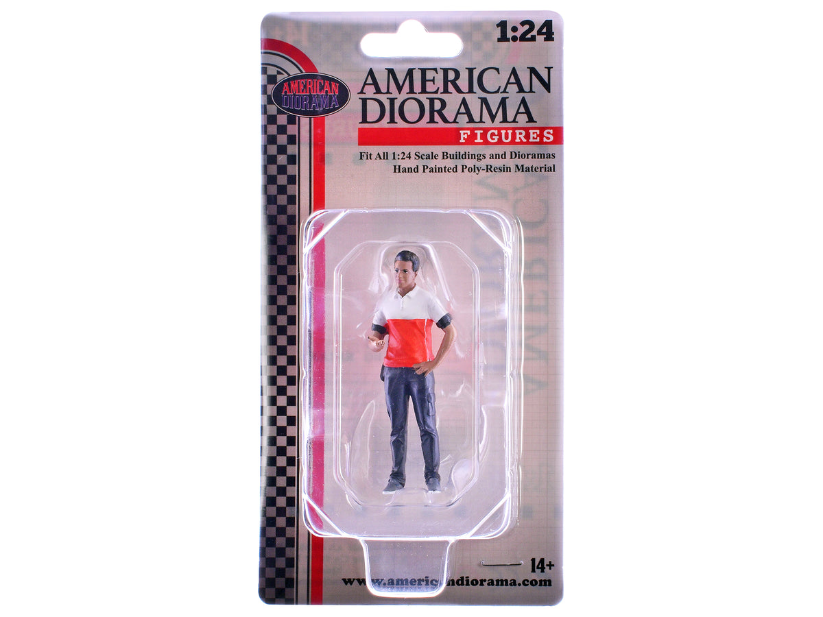 'Race Crew' Figure #4 for 1/24 Scale Models by American Diorama
