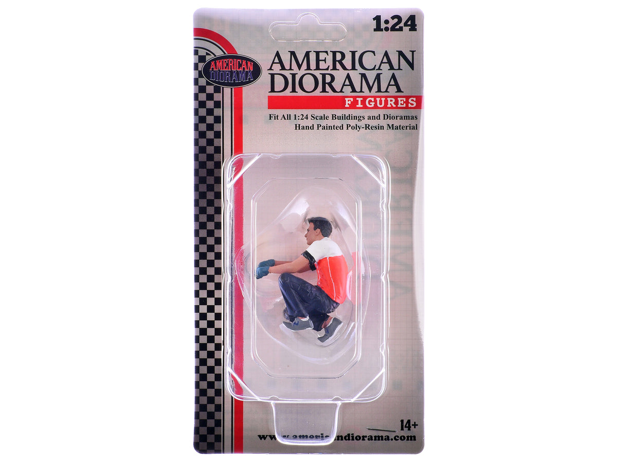 'Race Crew' Figure #5 for 1/24 Scale Models by American Diorama