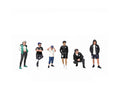 'LB Nation' 6 piece Figure Set for 1/24 Scale Models by American Diorama