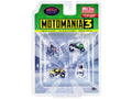 'Motomania 3' 4 piece Diecast Set (2 Figures and 2 Motorcycles) Limited Edition to 4800 pieces Worldwide for 1/64 Scale Models by American Diorama