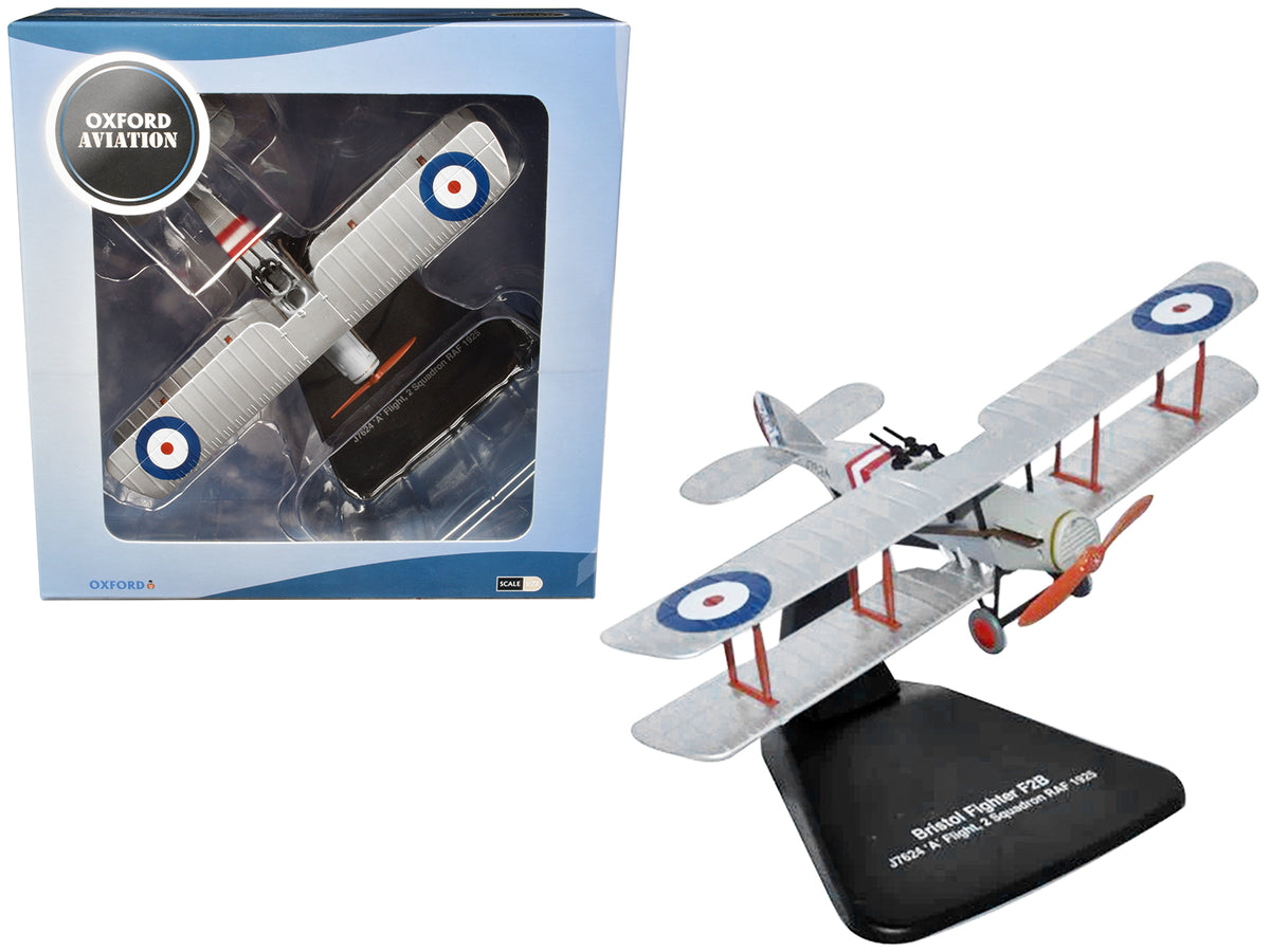 Bristol F2B Fighter Plane 'J7624 'A' Flight 2 Squadron RAF' (1925) 'Oxford Aviation' Series 1/72 Diecast Model Airplane by Oxford Diecast