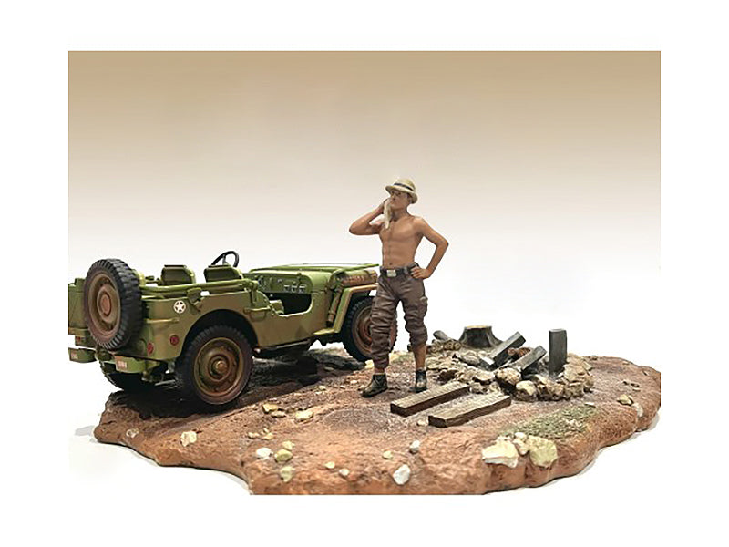 '4X4 Mechanic' Figure 1 for 1/18 Scale Models by American Diorama