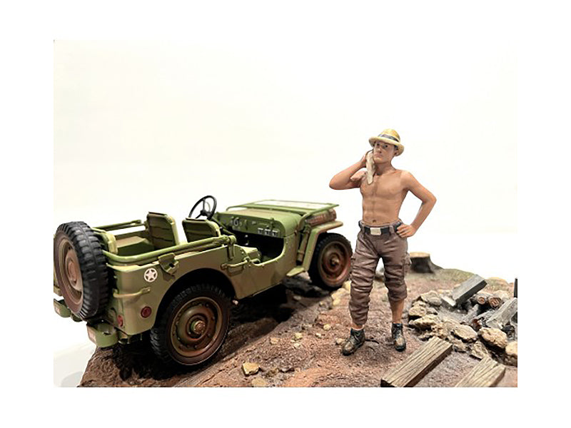 '4X4 Mechanic' Figure 1 for 1/18 Scale Models by American Diorama
