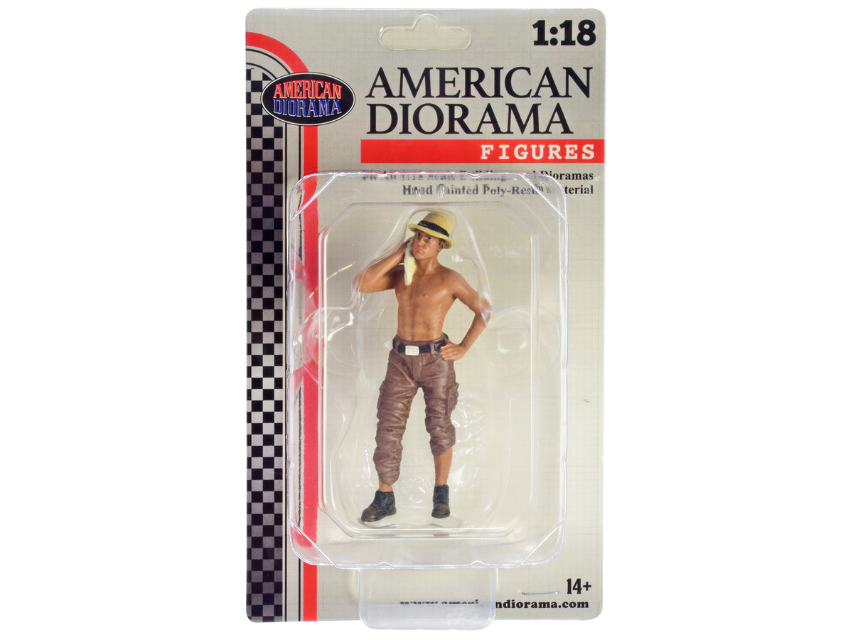 '4X4 Mechanic' Figure 1 for 1/18 Scale Models by American Diorama