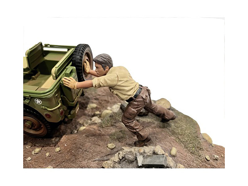'4X4 Mechanic' Figure 5 for 1/18 Scale Models by American Diorama