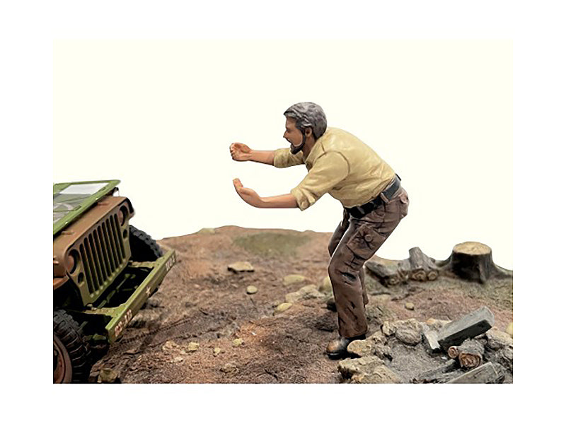 '4X4 Mechanic' Figure 6 for 1/18 Scale Models by American Diorama