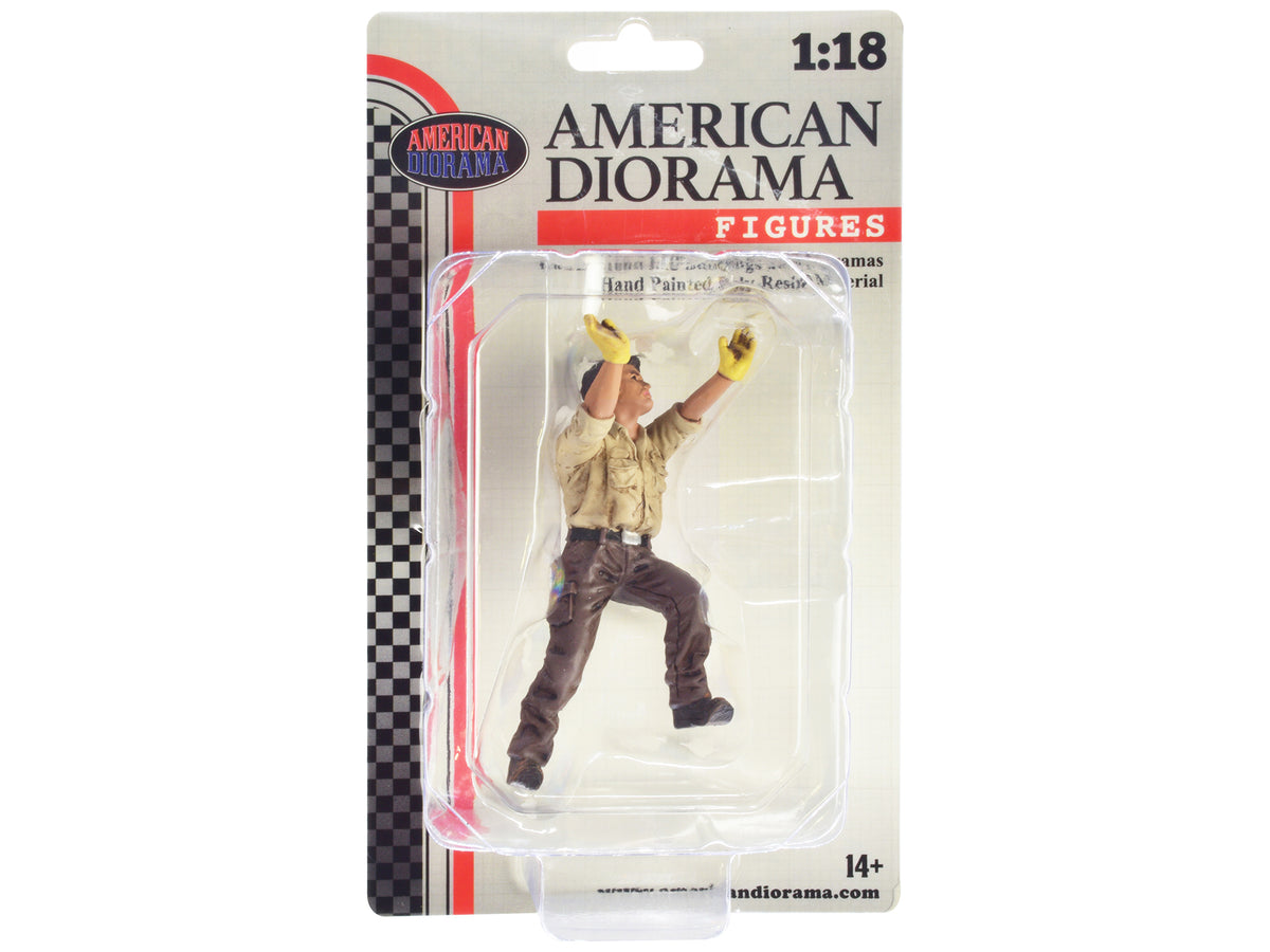 '4X4 Mechanic' Figure 5 for 1/18 Scale Models by American Diorama