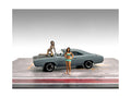 'Car Wash Girls' Set 1 Dorothy and Barbara 2 Piece Figure for 1/43 Scale Models by American Diorama