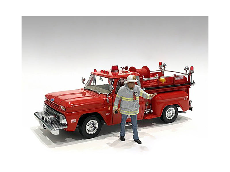 'Firefighters' Fire Captain Figure for 1/18 Scale Models by American Diorama