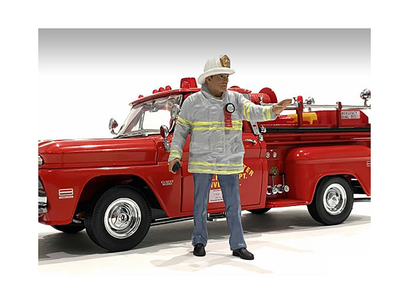 'Firefighters' Fire Captain Figure for 1/18 Scale Models by American Diorama