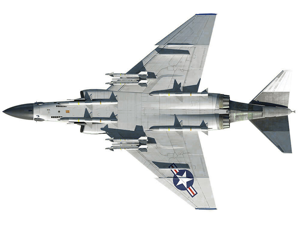 McDonnell Douglas F-4 Phantom II Aircraft 'VF-96 Fighting Falcons Showtime 100 Lieutenant Randy Cunningham USS Constellation Vietnam' (1972) United States Navy 'Collector Series' 1/144 Diecast Model by Air Force 1