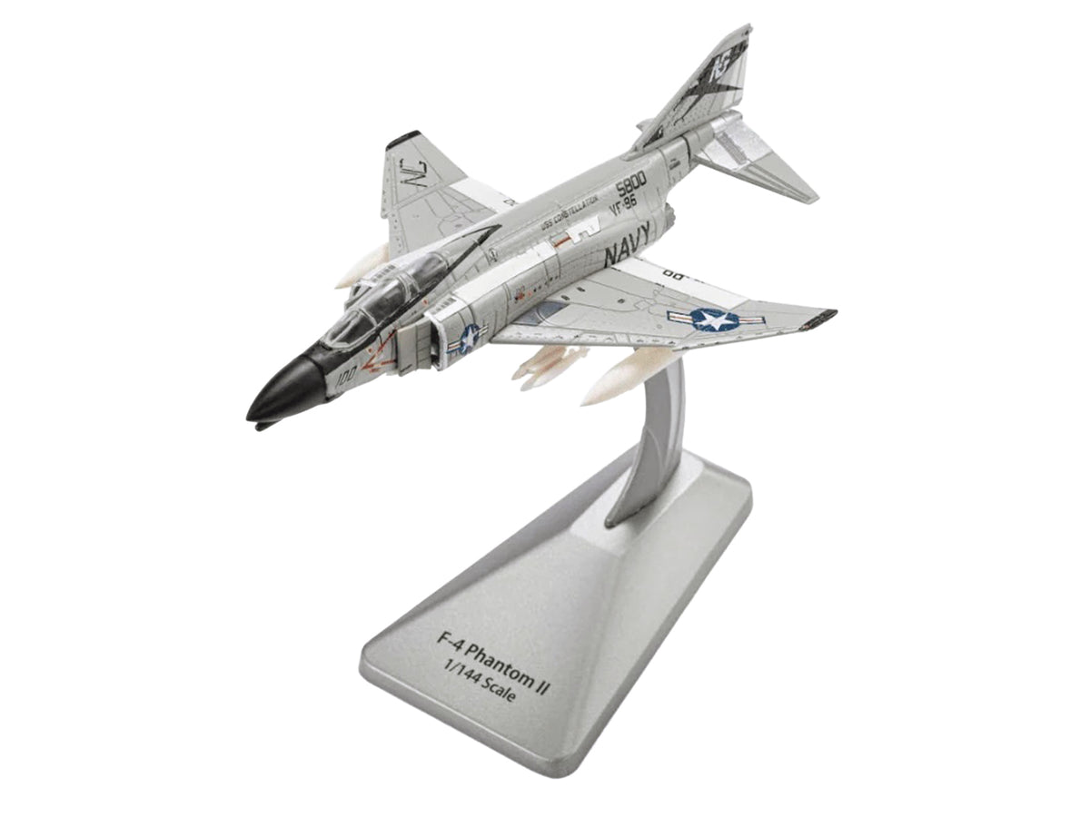 McDonnell Douglas F-4 Phantom II Aircraft 'VF-96 Fighting Falcons Showtime 100 Lieutenant Randy Cunningham USS Constellation Vietnam' (1972) United States Navy 'Collector Series' 1/144 Diecast Model by Air Force 1