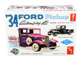 Skill 2 Model Kit 1934 Ford Pickup Truck 3 in 1 Kit 'Trophy Series' 1/25 Scale Model by AMT