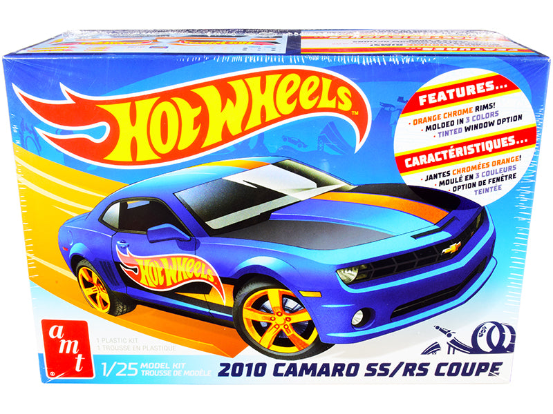 Skill 2 Model Kit 2010 Chevrolet Camaro SS/RS Coupe 'Hot Wheels' 1/25 Scale Model by AMT