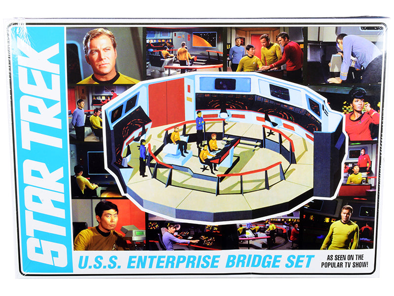 Skill 2 Model Kit U.S.S. Enterprise Command Bridge Set 'Star Trek' (1966-1969) TV Show 1/32 Scale Model by AMT