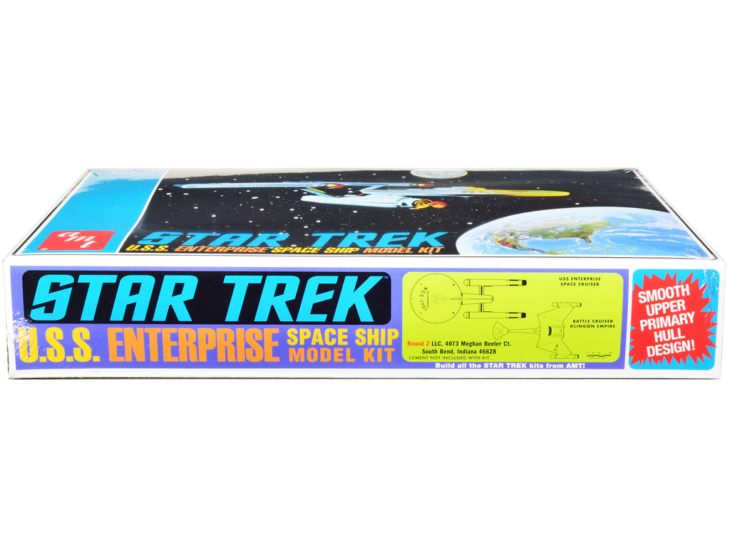 Skill 2 Model Kit U.S.S. Enterprise NCC-1701 Space Ship 'Star Trek' 1/650 Scale Model by AMT
