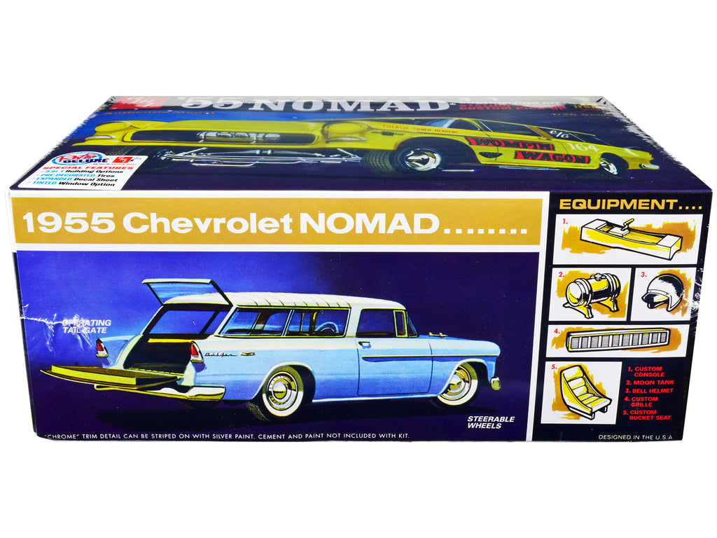 Skill 2 Model Kit 1955 Chevrolet Nomad 3-in-1 Kit 'Trophy Series' 1/25 Scale Model by AMT