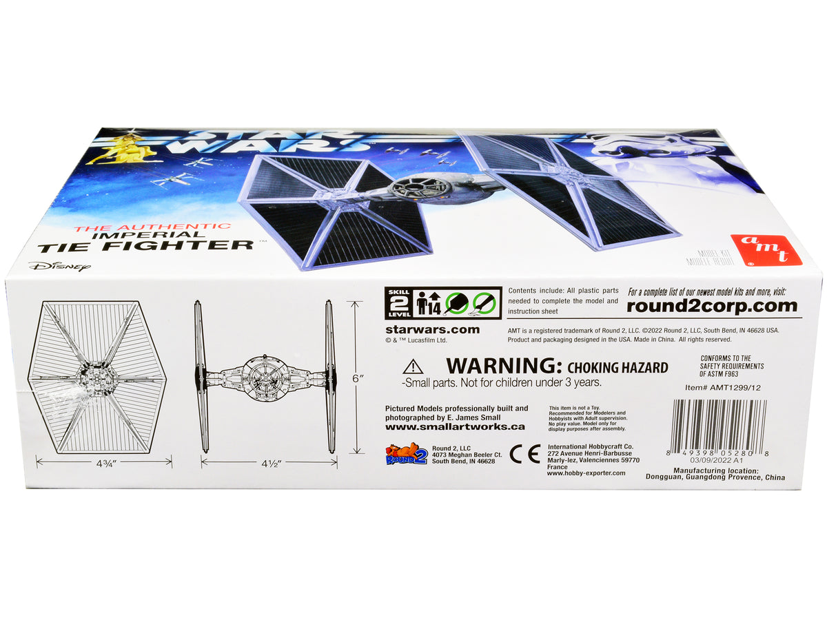 Skill 2 Model Kit Imperial Tie Fighter 'Star Wars' (1977) Movie Model by AMT