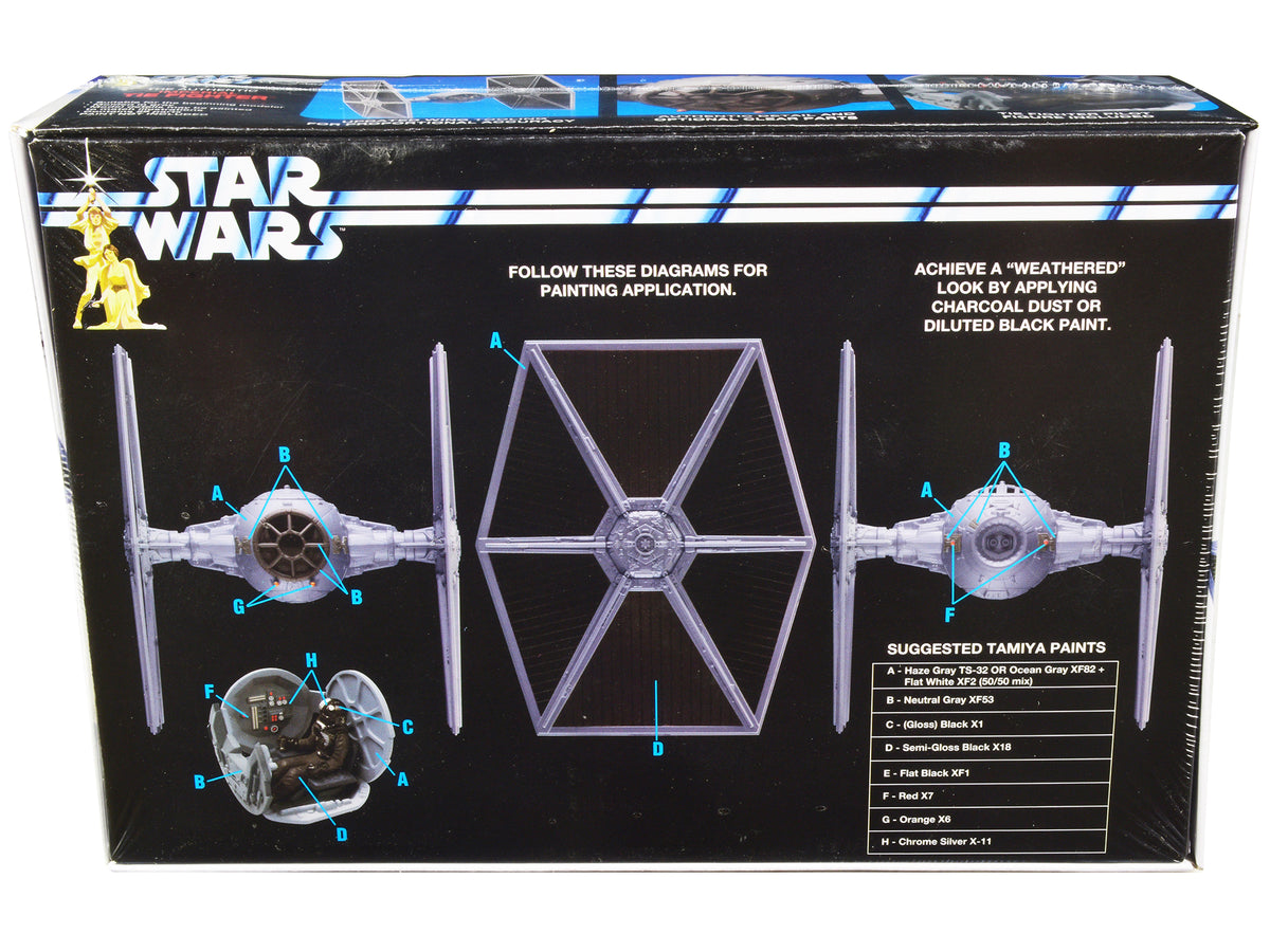 Skill 2 Model Kit Imperial Tie Fighter 'Star Wars' (1977) Movie Model by AMT