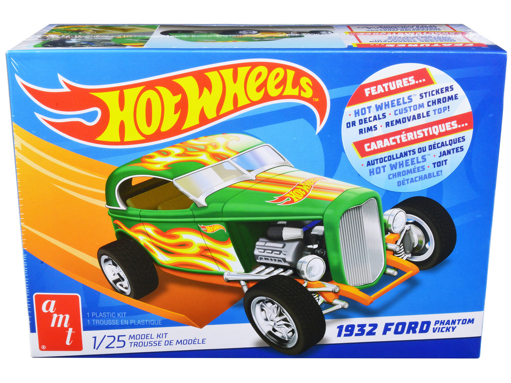 Skill 2 Model Kit 1932 Ford Phantom Vicky 'Hot Wheels' 1/25 Scale Model by AMT