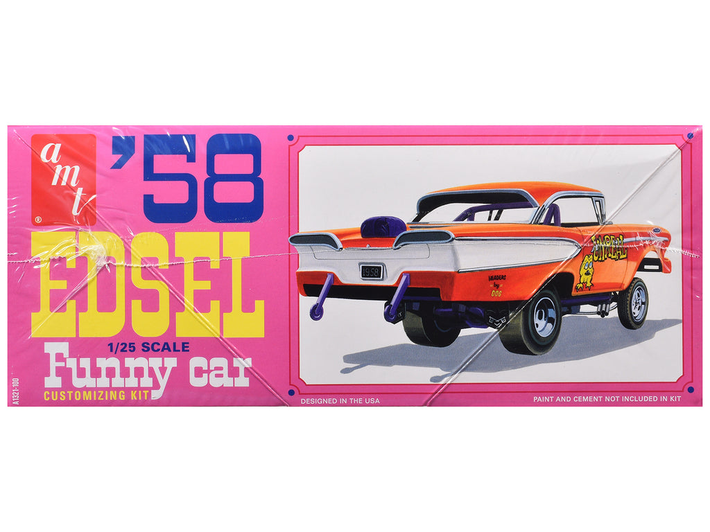 Skill 2 Model Kit of 1958 Edsel Funny Car 'Unreal' 1/25 Scale Model by AMT
