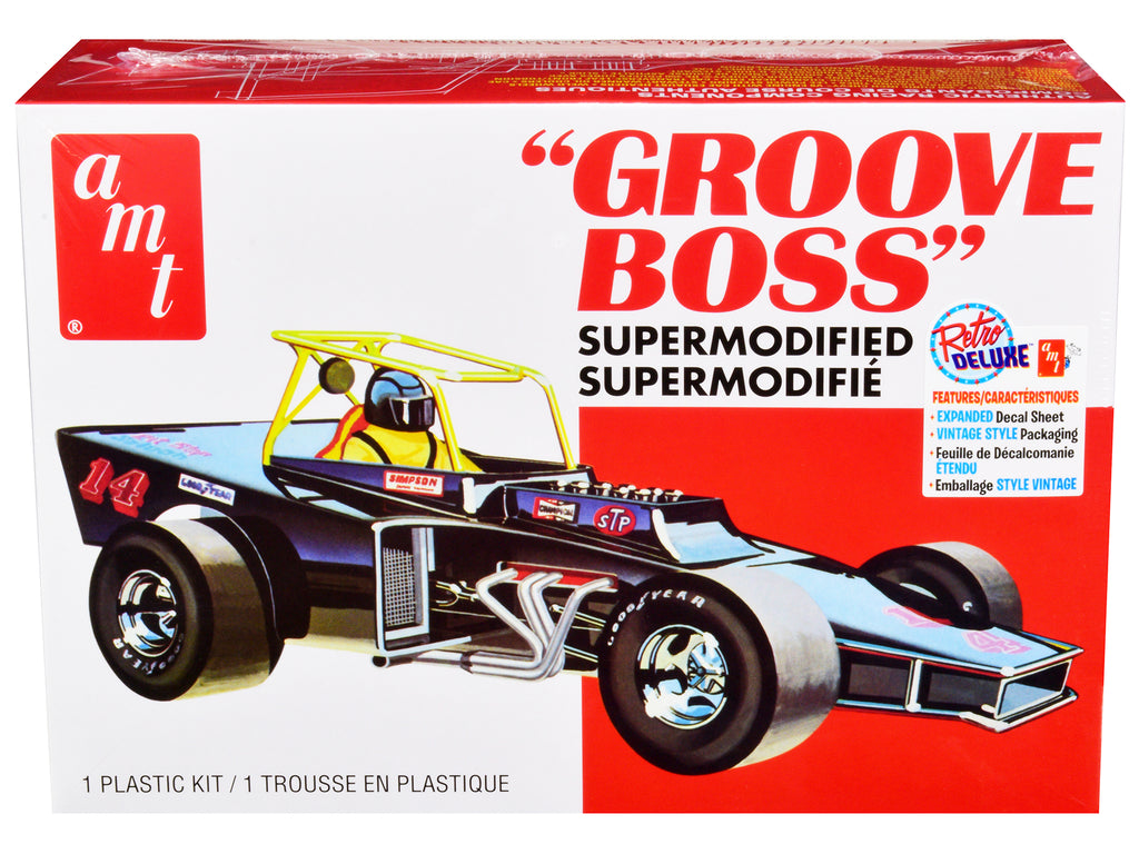 Skill 2 Model Kit 'Groove Boss' Supermodified Racer 1/25 Scale Model by AMT