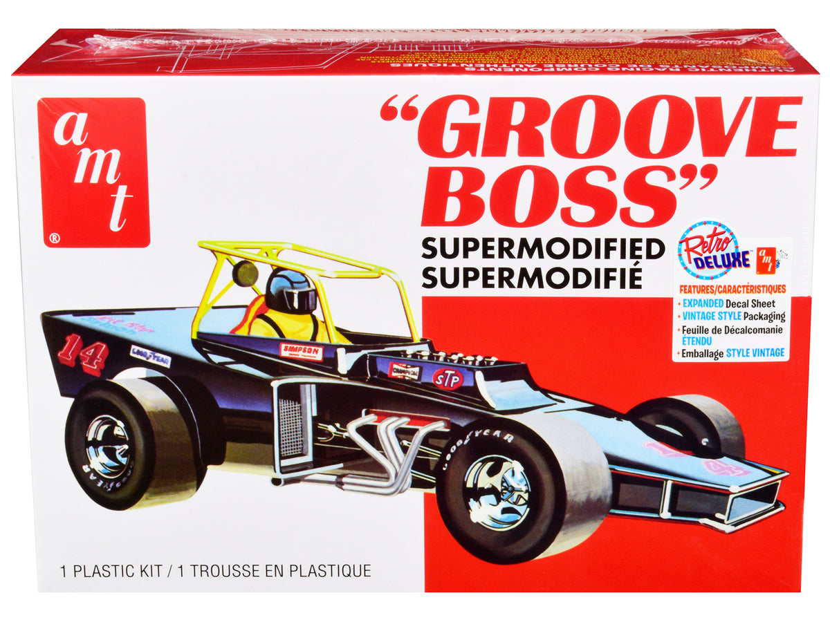 Skill 2 Model Kit 'Groove Boss' Supermodified Racer 1/25 Scale Model by AMT
